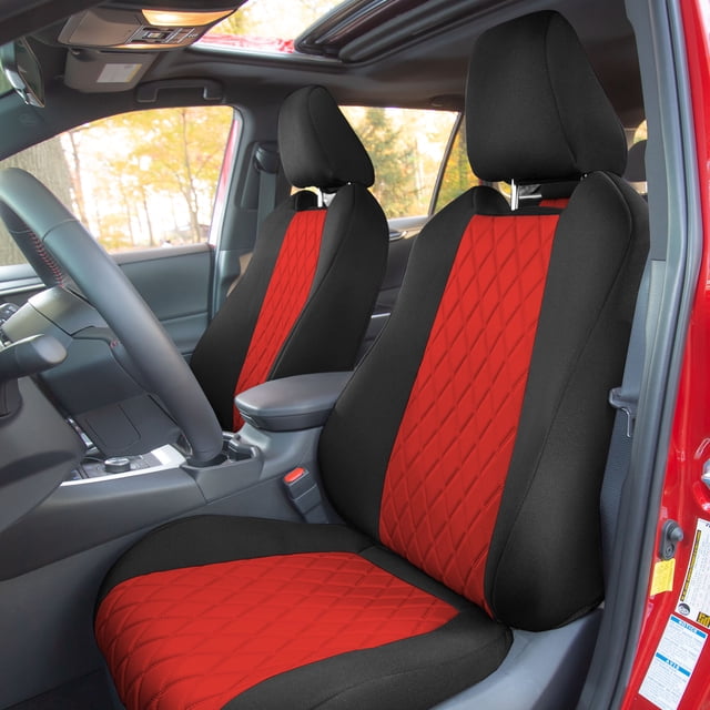 FH Group Neosupreme Custom Fit Seat Covers for 2019-2022 Toyota Rav4 LE, XLE, Limited