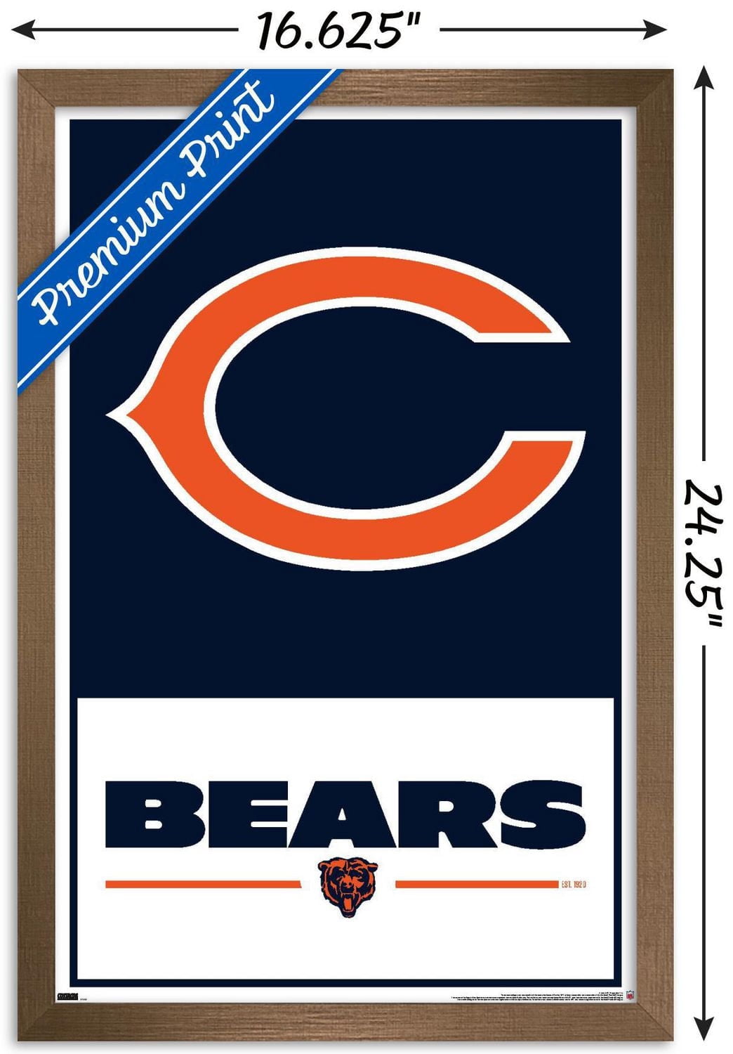 NFL Chicago Bears - Logo 21 Wall Poster