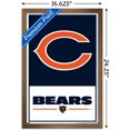 thumbnail image 2 of NFL Chicago Bears - Logo 21 Wall Poster, 22.375" x 34" Framed, 2 of 4