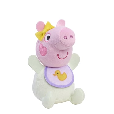 Peluche Peppa Pig 14 cm – Bébé Evie, toutou pour enfants de 2 ans et plus