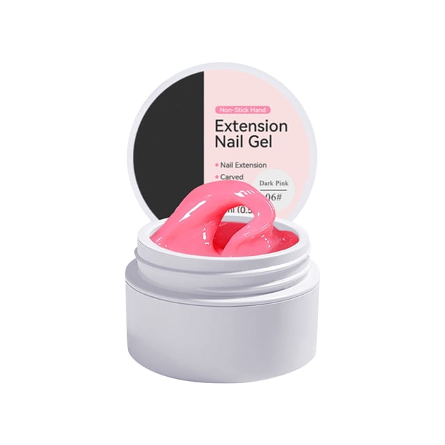 Gel d'Extension d'Ongles Non Collant Kit de Gel d'Extension d'Ongles Sculptable et Sculptable Inodore / Gel Extensible à DEL pour Ongles Acryliques Bricolage Manucure à la Maison