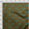 thumbnail image 2 of oneOone Viscose Chiffon Fabric Horse Block Print Fabric By Yard 42 Inch Wide, 2 of 4