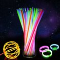 thumbnail image 3 of 50 Pcs Disposable Party Fluorescence Light  Sticks With Connectors For Event Festive Party Supplies Concert Decor, 3 of 8