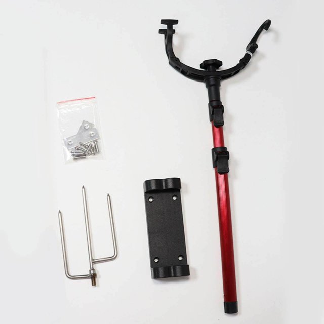 Support de Tuteur de Canne à Pêche Réglable 3 en 1, Support de Canne à Poisson, Support en Aluminium, Support de Canne à Poisson, Étagère Durable, Support de Canne, Outil de Pêche L