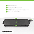 thumbnail image 3 of Presto 22" Slimline Griddle with Removable Handles and Ceramic Nonstick Surface, 3 of 12