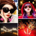 thumbnail image 4 of Heart Sunglasses for Women Men Festival Party Rave Light Changing Heart Effect Diffraction Glasses UV400 Protection, 4 of 7