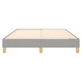 thumbnail image 3 of vidaXL Bed Frame Light Grey 152x203 cm Queen Fabric, 3 of 5