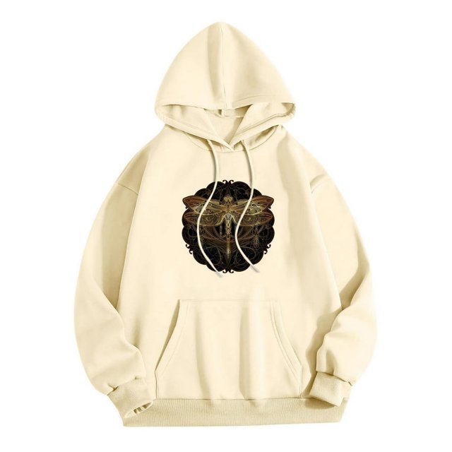 Femmes Plain Basics Brushed Letters Ample Fit Sweatshirts Manches Longues Poches Épaules Pulls