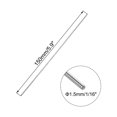 thumbnail image 2 of Unique Bargains 1.5mm x 150mm 304 Stainless Steel Solid Round Rod for DIY Craft - 2Pcs, 2 of 3