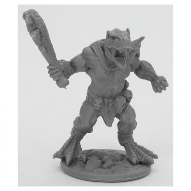 Reaper Miniatures REM44063 Bones Black-Blacktooth Savage Miniature