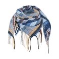 thumbnail image 2 of Dvkptbk Foulards pour Femmes Mode Hiver Femmes Foulard Colorée Décontractée Foulard à Franges Châle Vêtements en Liquidation, 2 of 5