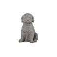 thumbnail image 2 of Décor de Jardin Statue d'Animal Chien Assis Recourbé Gardien Tranquille Statue Commémorative pour Animal de Compagnie, 2 of 5