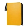thumbnail image 3 of HILABEE 9 Pocket Binder Binder Photocard Zipper Portable Waterproof Trading Card Yellow A, 3 of 9
