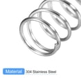 thumbnail image 4 of Unique Bargains Compression Spring, 5 Pack 304 Stainless Steel, 7mm OD, 0.5mm Wire, 15mm Length, 4 of 6