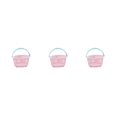 thumbnail image 4 of mmirethe Panier de Rangement Grande Capacité - pour Ranger Facilement Divers Articles et 3Set Circulaire Rose Clair, 4 of 6