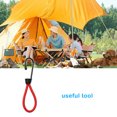 thumbnail image 4 of 2pcs Tent Elastic Rope Fixing Cord with Hook Tent Elastic Rope Durable Camping Fastener Stretch Ropes Tent Accessories Strong Bearing Capacity Red, 4 of 7