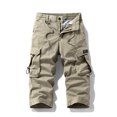 thumbnail image 1 of Styesk Mens Shorts Men's Stretch Cargo Shorts Casual Drawstring Classic Summer Short With Multi Pockets, 1 of 9