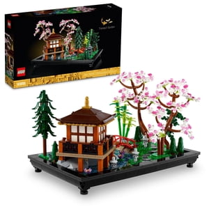 LEGO Icons Tranquil Ensemble de bâtiments de jardin - Jardin Zen japonais détaillé DIY Trousse pour adultes, âges 18+ - Ensemble de blocs de construction pour décoration maison - Idée cadeau anniversaire ou anniversaire - 10315