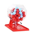 thumbnail image 4 of Milaget Lotto Ball Machine Adults Game Night Holiday Friend Toy Bingo Machine Player Red Blue Balls, 4 of 9