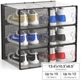 thumbnail image 1 of Cubepoint Shoe Boxes Fit Size 12, XX Large 6 Pack Clear Shoe Storage Boxes, Stackable Shoe Storage Organizer, Shoe Organizer for Entryway,Closet, 1 of 8