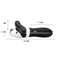 thumbnail image 3 of Stainless Steel Manual Can Opener with Ergonomic Handles for Household Use, 3 of 7