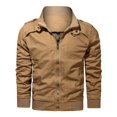thumbnail image 1 of Veste Ample à Col Rabattu pour Hommes Automne et Hiver Grande Taille avec Poches, 1 of 6