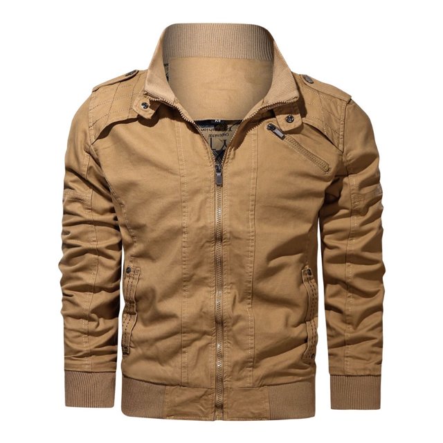Veste Ample à Col Rabattu pour Hommes Automne et Hiver Grande Taille avec Poches