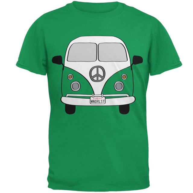 Halloween Travel Bus Costume Camper Wanderlust Mens T Shirt