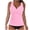 Pink, variant on cfhntfmh Womens Two Piece Tankini Swimsuits Slimming Ruched V Neck Padded Swim Top with Bottom Swimwear Bathing Suit