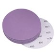 thumbnail image 1 of Unique Bargains 15 Pack 5-Inch Purple Sanding Discs 400 Grits Hook & Loop Professional Aluminum Oxide Sandpaper, 1 of 6