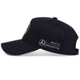 thumbnail image 3 of TESNN F1 Mercedes Benz Team F1 Racing Visor Embroidered Baseball Cap Car Cap - Black, 3 of 4