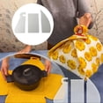 thumbnail image 3 of Rongfmy 3Pcs Casserole Storage Basket Patchwork Template, DIY Craft Tool Bowl Carry Bag S, 3 of 8