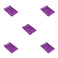 thumbnail image 1 of Youkk Polyester Chenille Bath Mat - Strong Water Absorption Exquisite Crafted Soft Texture No Shedding Vibrant Purple 40cm*60cm 5Set, 1 of 6