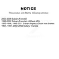 thumbnail image 2 of Transit Auto Rear Brake Drum Shoes and Spring Kit for Car Subaru Forester Impreza K8N-100328, 2 of 11