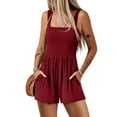 thumbnail image 4 of Timegard Running Shorts for Women Elastic Waist Ruched Loose Solid Color Casual Workout Gym Shorts, 4 of 4