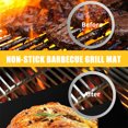 thumbnail image 3 of Amdohai Grill Mesh Mat Non-Stick Barbecue Mesh Mat Reusable Heavy Duty Easy to Clean Bake Mesh Mat Glass Fiber BBQ Grill Mat Covers, 3 of 8
