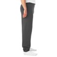 thumbnail image 3 of Jerzees Men's Adult Elastic Bottom Sweatpants, Black Heather, X-Large, 3 of 5