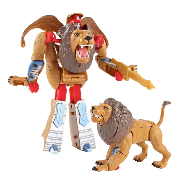 Meitianfacai Jouet de Déformation Simulation pour Enfants Modèle de Guépard Blanc