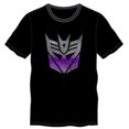 thumbnail image 1 of T-Shirt Noir pour Homme à Col Rond, Manches Courtes, Logo Classique Transformers Decepticons - 3TG, 1 of 3