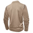 thumbnail image 4 of FAIWAD Men's Long Sleeve Shirts Casual Button Down Basic Golf Pullover Tops Lightweight Work Athletic T-Shirt, 4 of 6