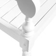 thumbnail image 3 of vidaXL Batavia Bench 98 cm Solid Mahogany Wood White, 3 of 4