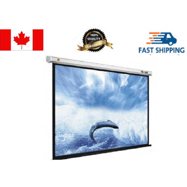 eGALAXY® Écran de Projecteur Électrique 106′′ 16:9 (Blanc Mat) PSE106A