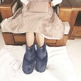 thumbnail image 2 of USB Foot Warmer Washable Massage Warm Comfortable Heated Shoes Home Use Office Gray, 2 of 8