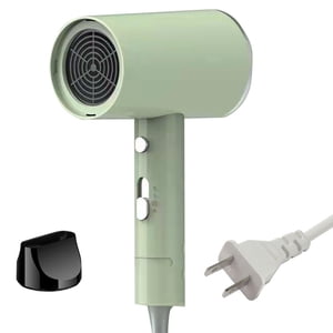 Ionic Hair Dryer, Professional Salon Matte Metal Body Negative Ions Hair Blow Dryer, Multi-Protection & Noise-Cancelling Hair Dryer, 4 LED Heating/Cooling Modes