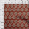 thumbnail image 2 of oneOone Cotton Silk Maroon Fabric Block Craft Projects Decor Fabric Printed By The Yard 42 Inch Wide-HM, 2 of 5