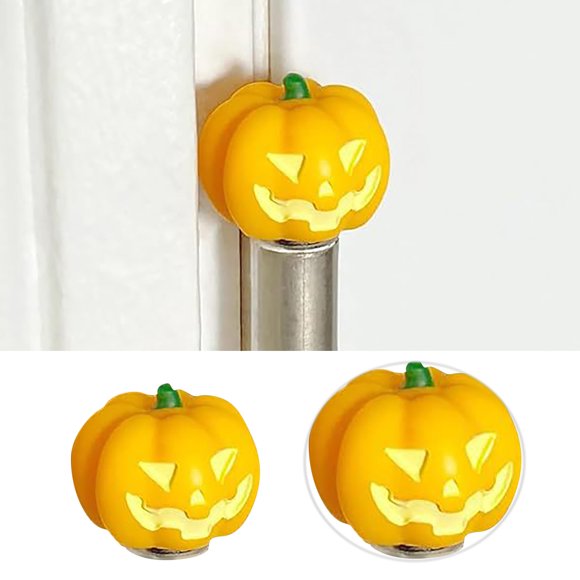 TIELUTT Halloween Decorations Hinge Heads Miniature Door Hinge Heads Pumpkin Postal Ornament Cute Christmas Ornament Christmas Ornament Daughter Hairdresser Snowflake Ornament Christmas Three Decorati