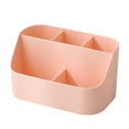 thumbnail image 2 of Cagogo Desktop Organizer, Removable Divider Storage Box, Plastic Office Desk Organizer, Multifunctional Makeup Organizer, Cosmetic Storage Container for Office Desk and Home Vanity, Small Desktop, 2 of 6