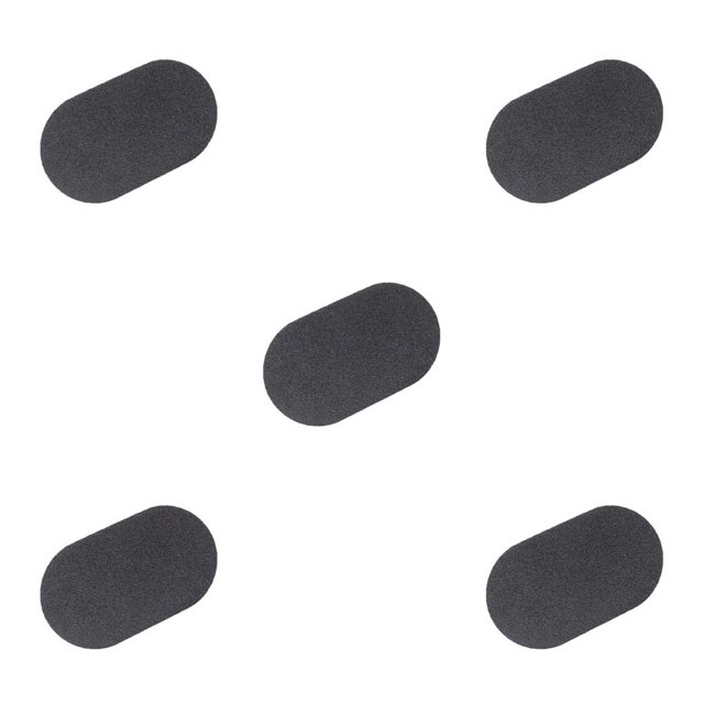 relayinert Sponge Brush Eraser Scrub Handle Grip Sink Pots Bowl Kitchen Cleaning Tool black 5Set