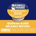 thumbnail image 3 of Maxwell House Morning Blend Coffee 100% Compostable K Cup Coffee Pods, 30 Pods, Medium, 3 of 16