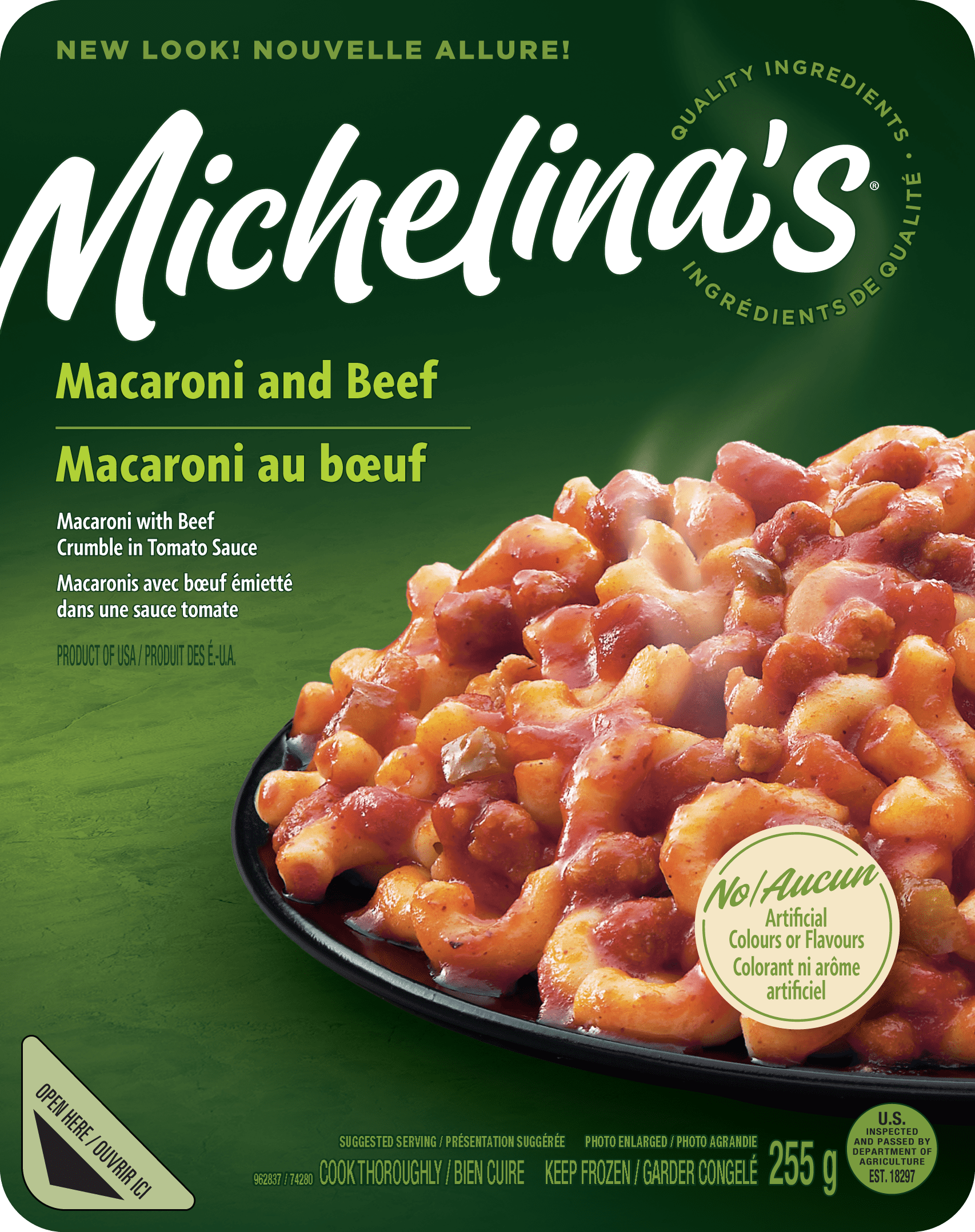 Michelina's Macaroni And Beef, 255 g